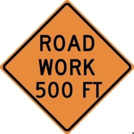 Accuform RIGID CONSTRUCT ION SIGN ROAD WORK FRK489DP FRK489DP